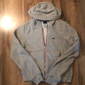Tommy Hilfiger gray hoodie.